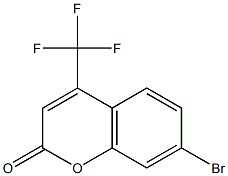 7-bromo-4-(trifluoromethyl)-2H-chromen-2-one 结构式