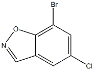 7-bromo-5-chlorobenzo[d]isoxazole 结构式