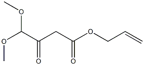 allyl 4,4-dimethoxy-3-oxobutanoate 结构式