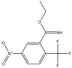 ethyl 2-(trifluoromethyl)-5-nitrobenzoimidate 结构式