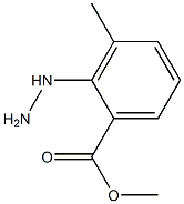 methyl 2-hydrazinyl-3-methylbenzoate 结构式