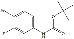 tert-butyl 4-bromo-3-fluorophenylcarbamate 结构式