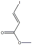 Methyl (E)-3-iodoacrylate 结构式