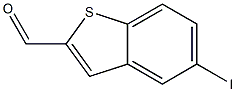 5-Iodobenzothiophene-2-carboxaldehyde 结构式