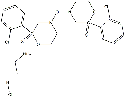 2-(2-Chlorophenyl)-2-Thiomorpholino-Oxide Ethanamine Hydrochloride 结构式