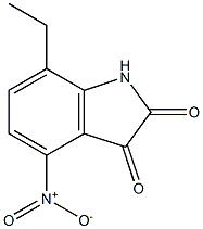 7-ethyl-4-nitroindoline-2,3-dione 结构式