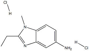 2-Ethyl-1-methyl-1H-benzoimidazol-5-ylaminedihydrochloride 结构式