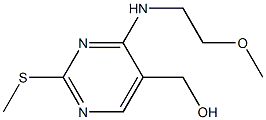 [4-(2-甲氧基-乙胺基)-2-甲磺酰基嘧啶-5-基]甲醇 结构式