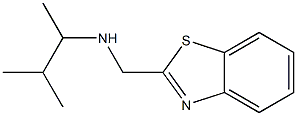 (1,3-benzothiazol-2-ylmethyl)(3-methylbutan-2-yl)amine 结构式