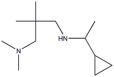 (1-cyclopropylethyl)({2-[(dimethylamino)methyl]-2-methylpropyl})amine 结构式
