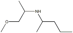(1-methoxypropan-2-yl)(pentan-2-yl)amine 结构式