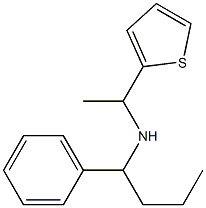 (1-phenylbutyl)[1-(thiophen-2-yl)ethyl]amine 结构式
