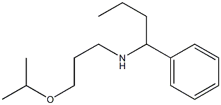 (1-phenylbutyl)[3-(propan-2-yloxy)propyl]amine 结构式