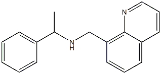 (1-phenylethyl)(quinolin-8-ylmethyl)amine 结构式