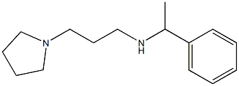 (1-phenylethyl)[3-(pyrrolidin-1-yl)propyl]amine 结构式