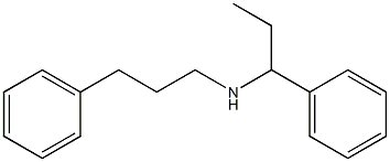 (1-phenylpropyl)(3-phenylpropyl)amine 结构式