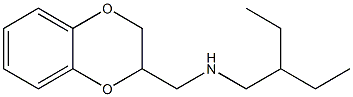 (2,3-dihydro-1,4-benzodioxin-2-ylmethyl)(2-ethylbutyl)amine 结构式