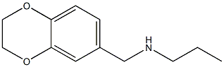 (2,3-dihydro-1,4-benzodioxin-6-ylmethyl)(propyl)amine 结构式