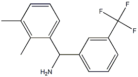 (2,3-dimethylphenyl)[3-(trifluoromethyl)phenyl]methanamine 结构式