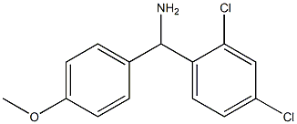 (2,4-dichlorophenyl)(4-methoxyphenyl)methanamine 结构式