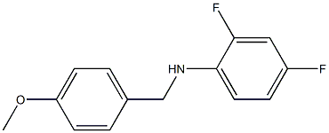 (2,4-difluorophenyl)(4-methoxyphenyl)methylamine 结构式