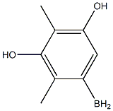 (2,4-dimethylphenyl)boranediol 结构式