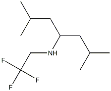 (2,6-dimethylheptan-4-yl)(2,2,2-trifluoroethyl)amine 结构式