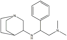 (2-{1-azabicyclo[2.2.2]octan-3-ylamino}-2-phenylethyl)dimethylamine 结构式