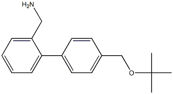 (2-{4-[(tert-butoxy)methyl]phenyl}phenyl)methanamine 结构式