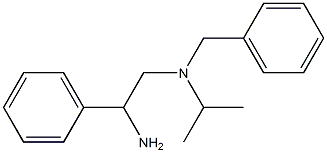 (2-amino-2-phenylethyl)(benzyl)propan-2-ylamine 结构式