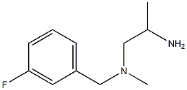 (2-aminopropyl)[(3-fluorophenyl)methyl]methylamine 结构式