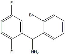 (2-bromophenyl)(2,5-difluorophenyl)methanamine 结构式