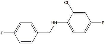 (2-chloro-4-fluorophenyl)(4-fluorophenyl)methylamine 结构式