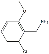(2-chloro-6-methoxyphenyl)methanamine 结构式