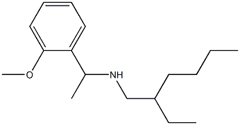 (2-ethylhexyl)[1-(2-methoxyphenyl)ethyl]amine 结构式