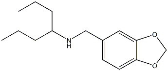 (2H-1,3-benzodioxol-5-ylmethyl)(heptan-4-yl)amine 结构式