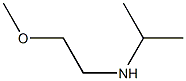 (2-methoxyethyl)(propan-2-yl)amine 结构式