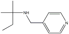 (2-methylbutan-2-yl)(pyridin-4-ylmethyl)amine 结构式