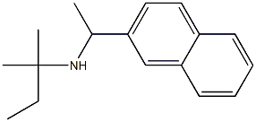 (2-methylbutan-2-yl)[1-(naphthalen-2-yl)ethyl]amine 结构式