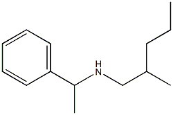 (2-methylpentyl)(1-phenylethyl)amine 结构式