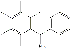 (2-methylphenyl)(2,3,4,5,6-pentamethylphenyl)methanamine 结构式