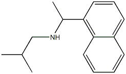 (2-methylpropyl)[1-(naphthalen-1-yl)ethyl]amine 结构式