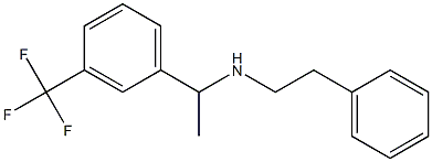 (2-phenylethyl)({1-[3-(trifluoromethyl)phenyl]ethyl})amine 结构式