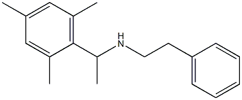 (2-phenylethyl)[1-(2,4,6-trimethylphenyl)ethyl]amine 结构式