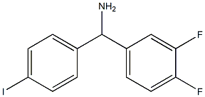 (3,4-difluorophenyl)(4-iodophenyl)methanamine 结构式