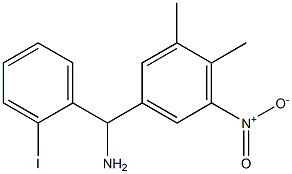 (3,4-dimethyl-5-nitrophenyl)(2-iodophenyl)methanamine 结构式