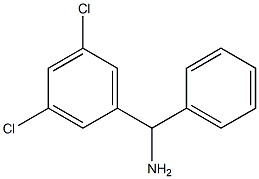 (3,5-dichlorophenyl)(phenyl)methanamine 结构式