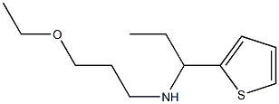 (3-ethoxypropyl)[1-(thiophen-2-yl)propyl]amine 结构式