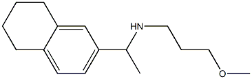 (3-methoxypropyl)[1-(5,6,7,8-tetrahydronaphthalen-2-yl)ethyl]amine 结构式