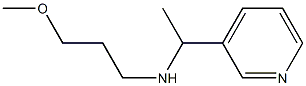 (3-methoxypropyl)[1-(pyridin-3-yl)ethyl]amine 结构式